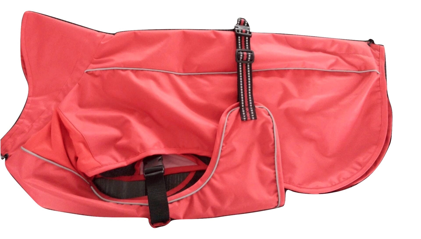 A.A.A. Raincoat with integral harness