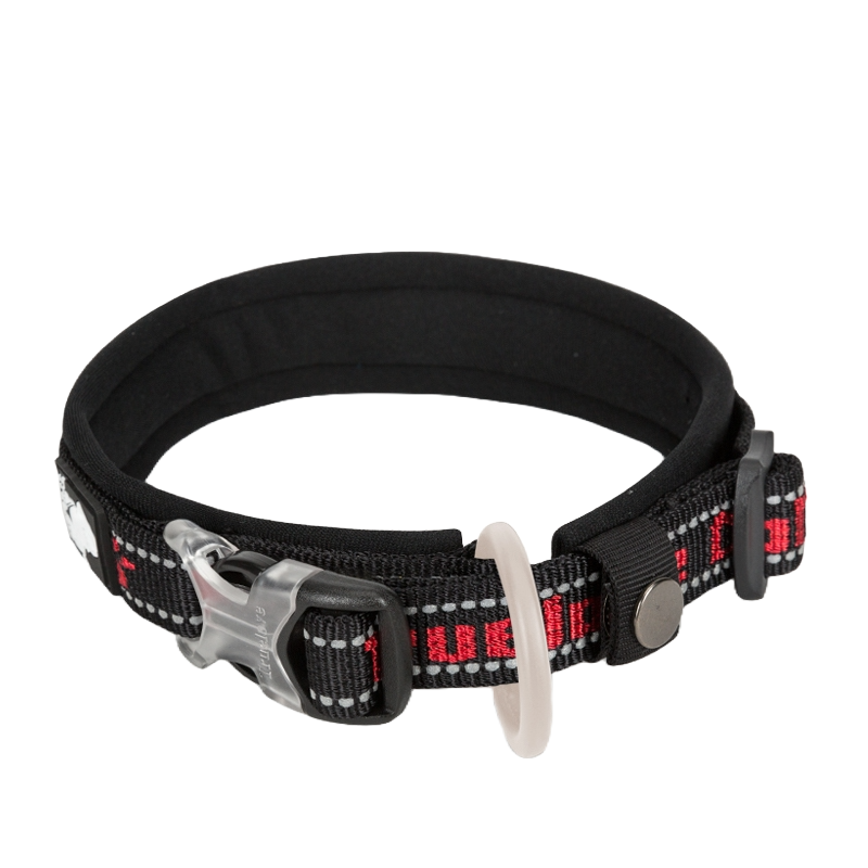 Neoprene Black and Red Collar