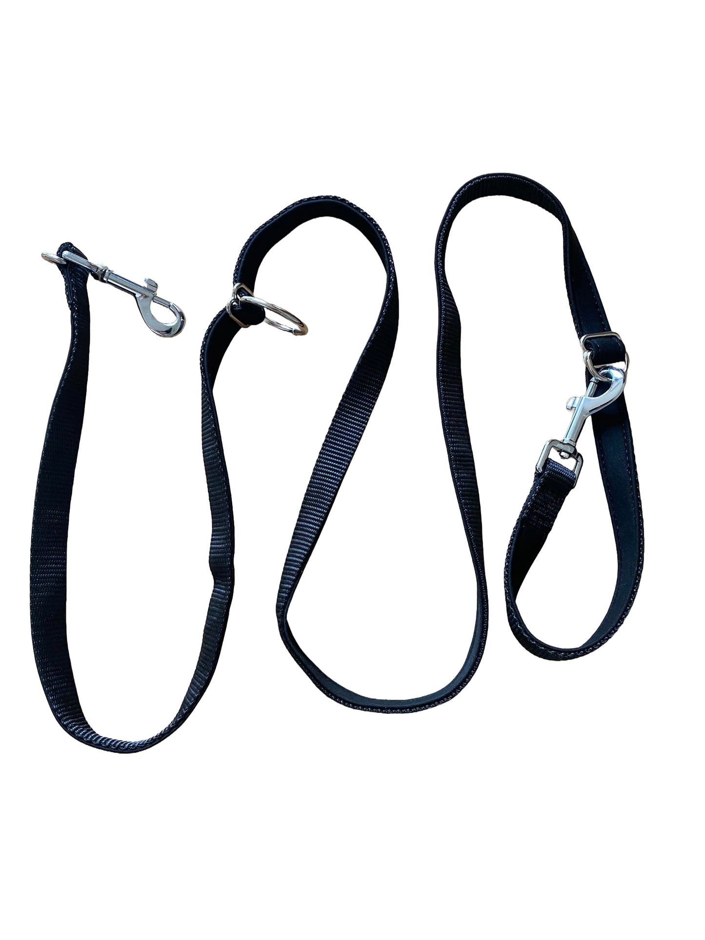 A.A.A. Double clip Training lead with movable rings