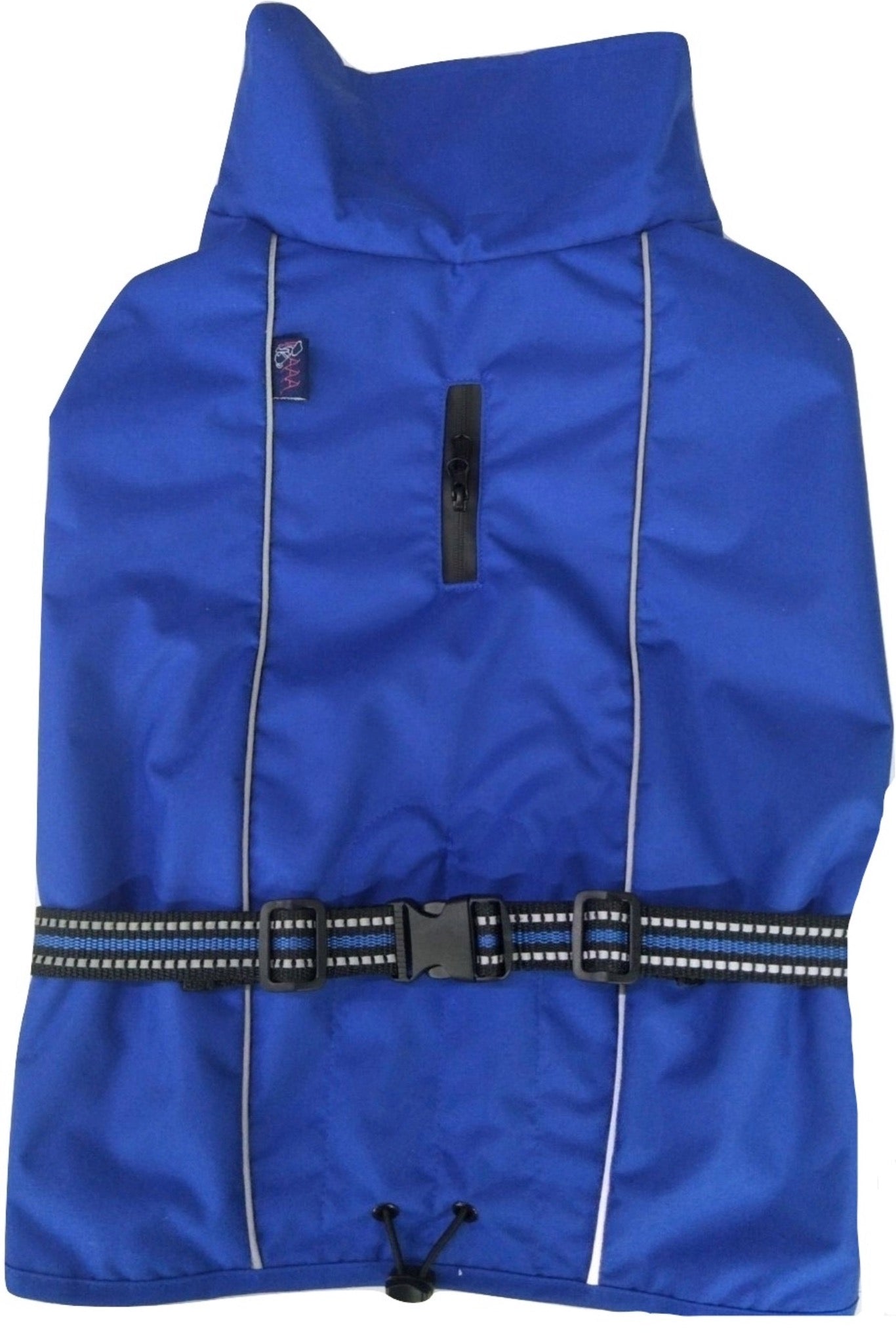 A.A.A. raincoat with top and front harness openings