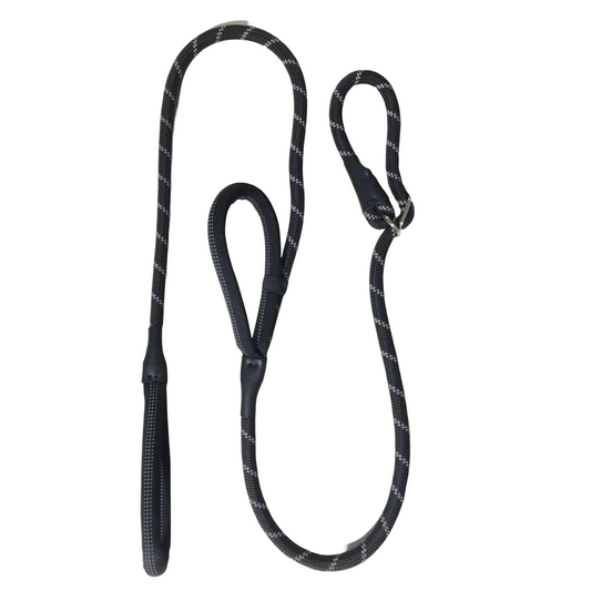 A.A.A. Black Double Handled Slip Lead1.5M Length